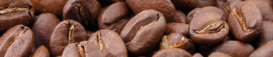 Roasted coffee beans